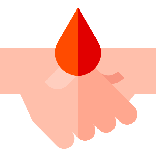 donazione di sangue Basic Straight Flat icona