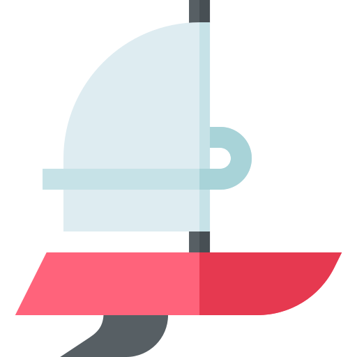 windsurfen Basic Straight Flat icoon