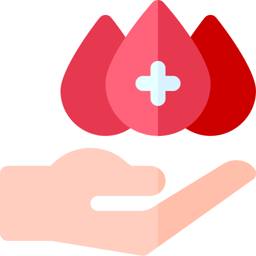 Donación de sangre Basic Rounded Flat icono