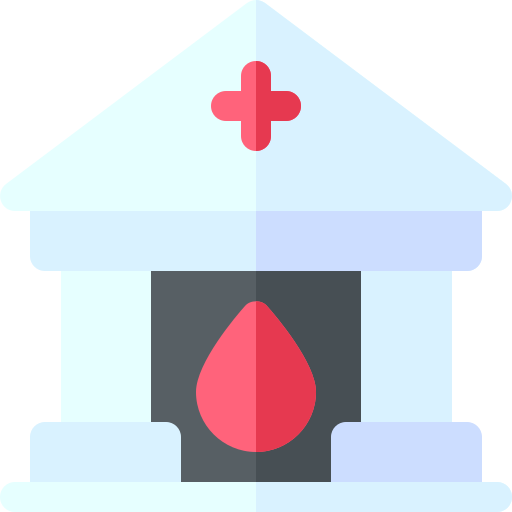 bloedbank Basic Rounded Flat icoon