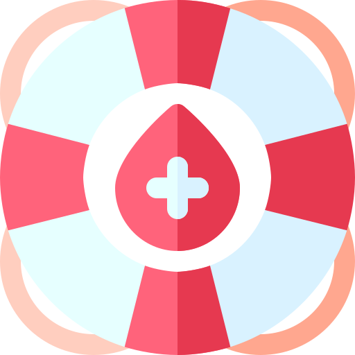 Salvavidas Basic Rounded Flat icono