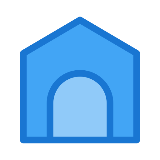 Dog house Deemak Daksina Blue icon