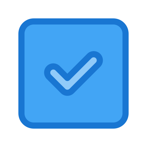 Marca de verificación Deemak Daksina Blue icono