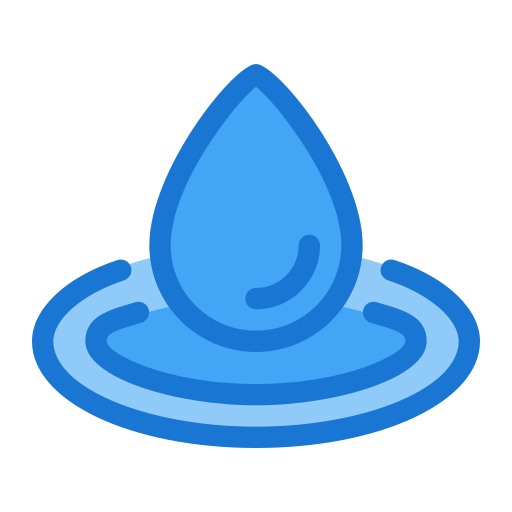 Water drop Deemak Daksina Blue icon