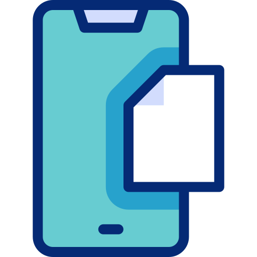 documento Basic Accent Lineal Color icono