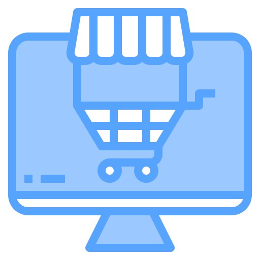 Online shopping Catkuro Blue icon