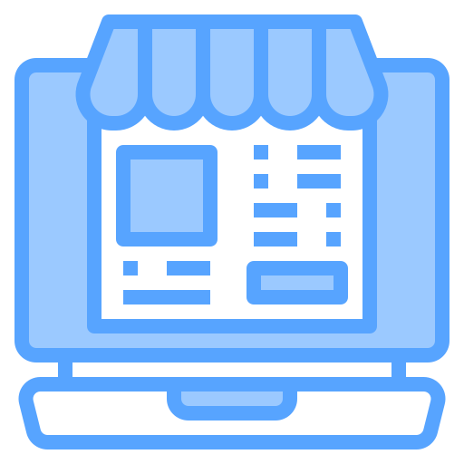 Online shopping Catkuro Blue icon