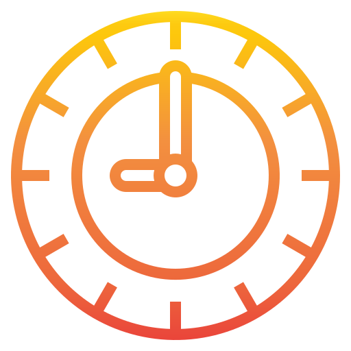Clock Catkuro Gradient icon