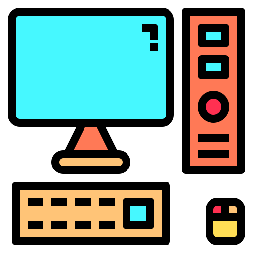 Computer Catkuro Lineal Color icon