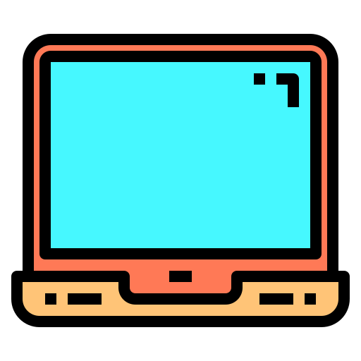 ordenador portátil Catkuro Lineal Color icono