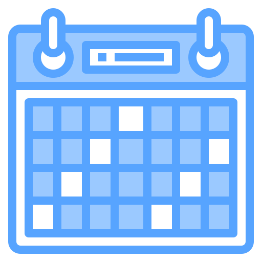 Calendar Catkuro Blue icon