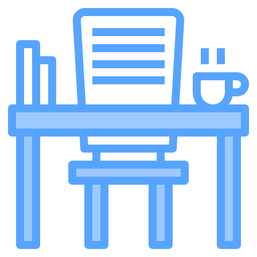 책상 Catkuro Blue icon
