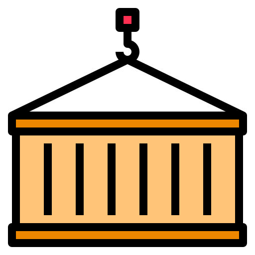 Grúa Catkuro Lineal Color icono