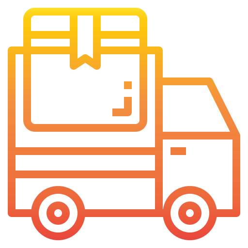 Delivery truck Catkuro Gradient icon