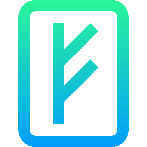 rune Super Basic Straight Gradient icon