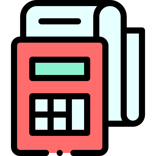 Accounting Detailed Rounded Lineal color icon