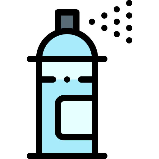 Spray paint Detailed Rounded Lineal color icon