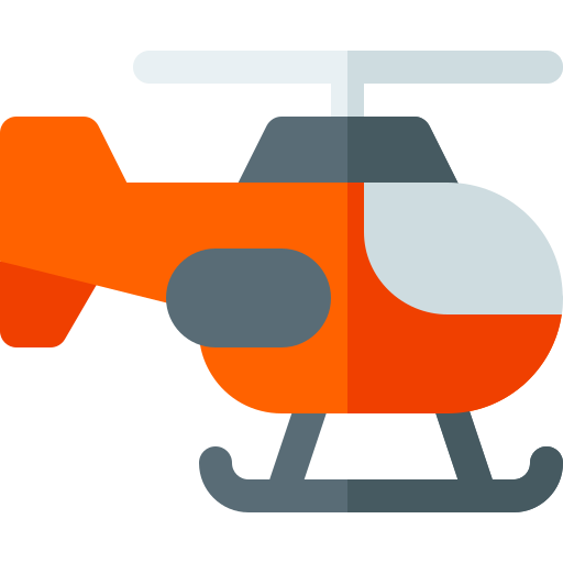 hubschrauber Basic Rounded Flat icon