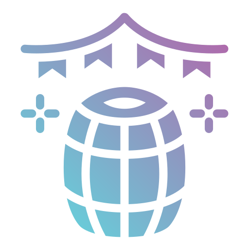 almacenamiento de vino Generic gradient fill icono