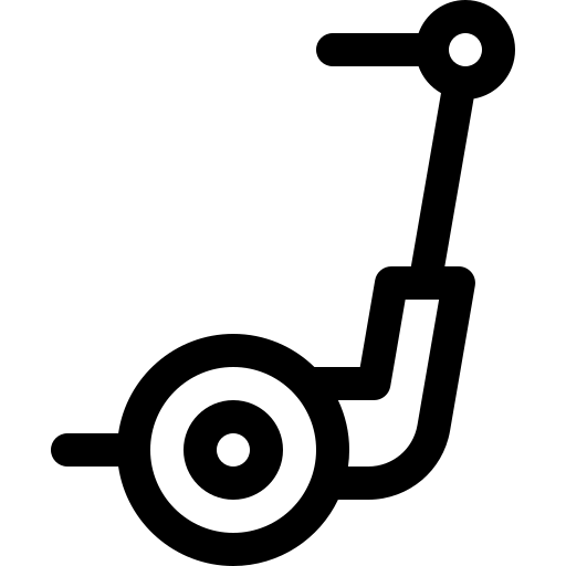 segway Basic Rounded Lineal Icône