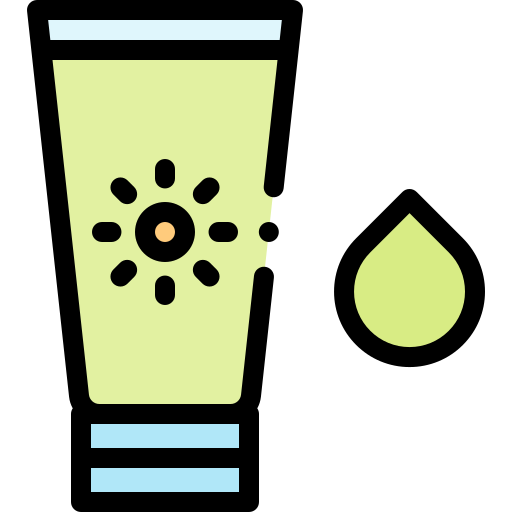 Солнцезащитный крем Detailed Rounded Lineal color иконка