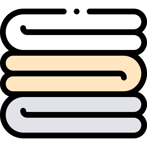 タオル Detailed Rounded Lineal color icon