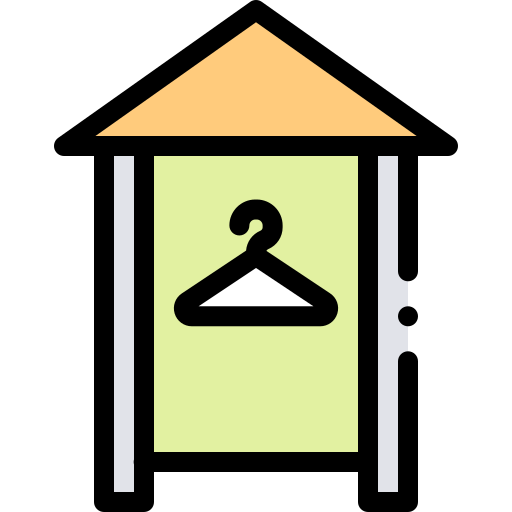 Dressing room Detailed Rounded Lineal color icon
