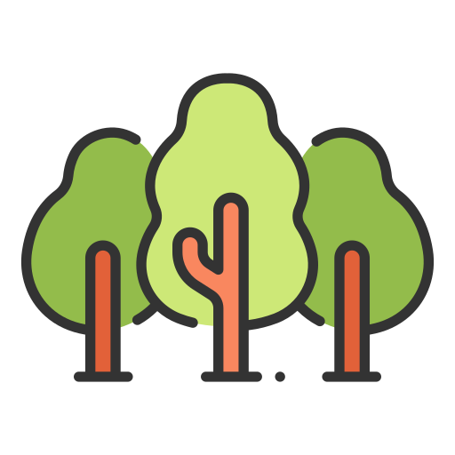 Forest MaxIcons Lineal color icon