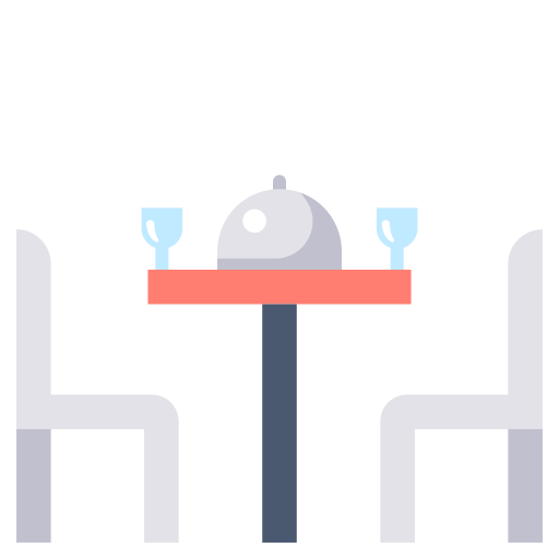 夕食のテーブル MaxIcons Flat icon
