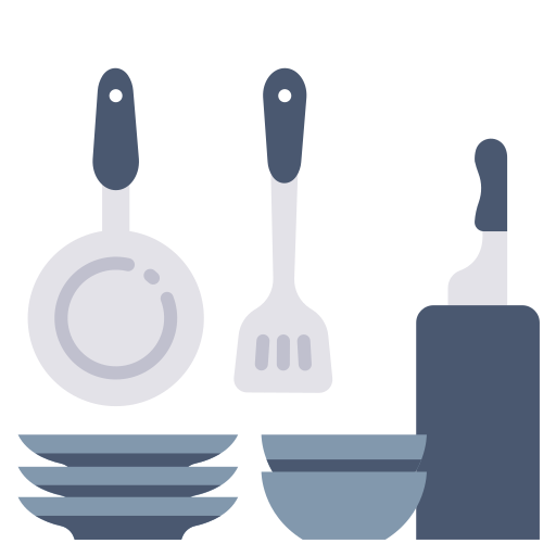 Кухонная утварь MaxIcons Flat иконка