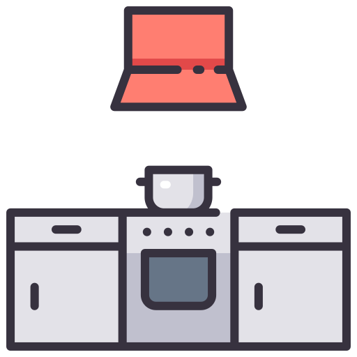 keuken MaxIcons Lineal color icoon