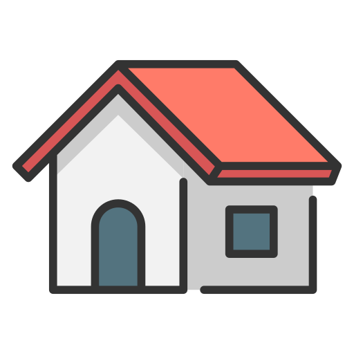 House MaxIcons Lineal color icon