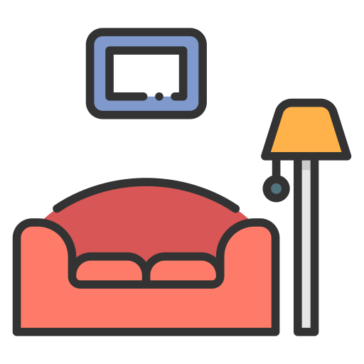 Furniture MaxIcons Lineal color icon
