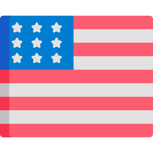 EE.UU. Kawaii Flat icono