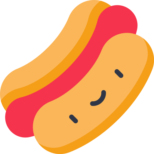 hotdog Kawaii Flat icon