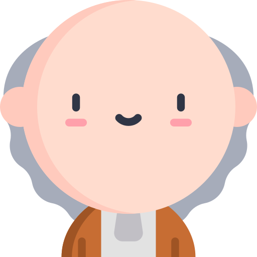 benjamin franklin Kawaii Flat icon