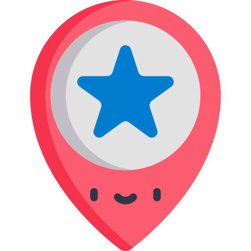 Location pin Kawaii Flat icon