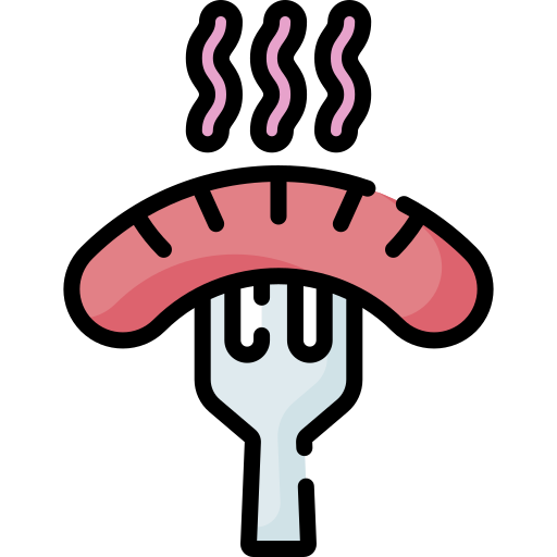 Sausage Special Lineal color icon