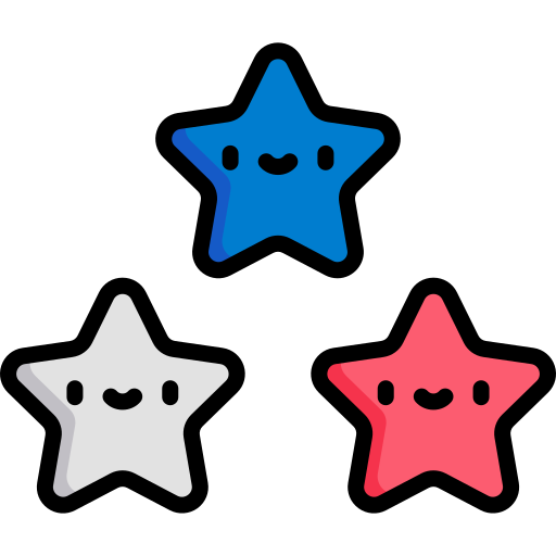별 Kawaii Lineal color icon