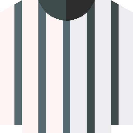 Referee jersey Basic Straight Flat icon