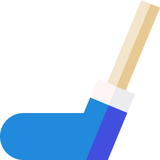 hockeyschläger Basic Straight Flat icon