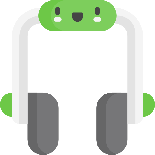 zestaw słuchawkowy Kawaii Flat ikona