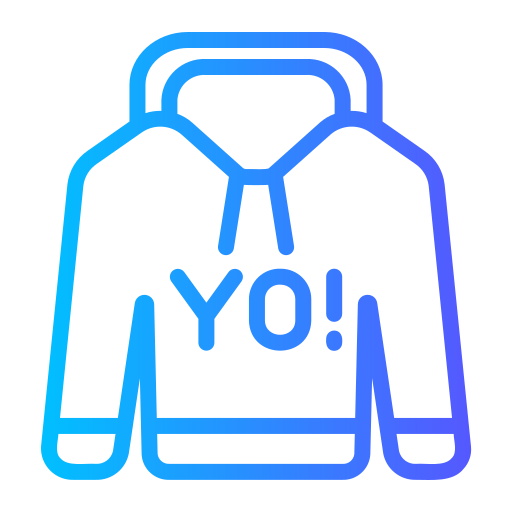 sudadera Generic gradient outline icono
