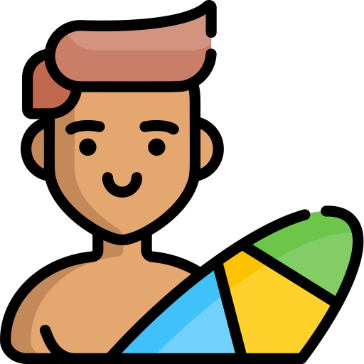 surfer Special Lineal color icon