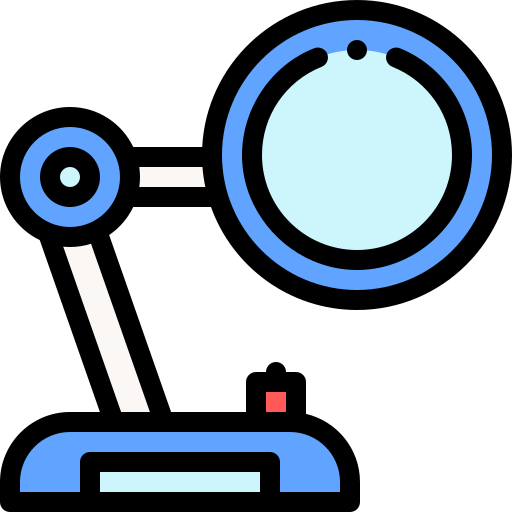 Magnifying glass Detailed Rounded Lineal color icon