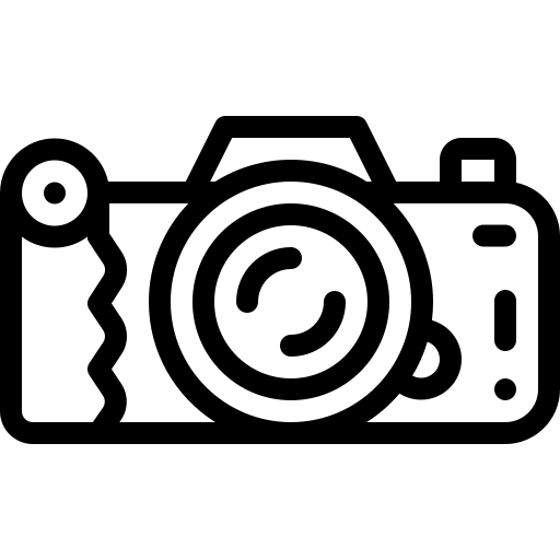 telecamera Detailed Rounded Lineal icona