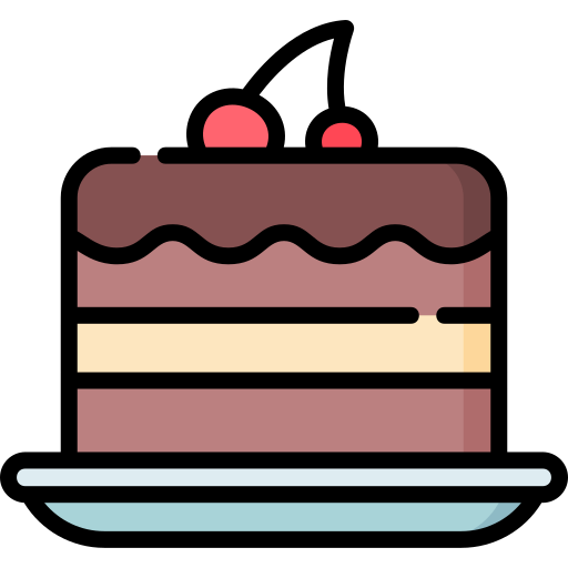 Шоколадный торт Special Lineal color иконка