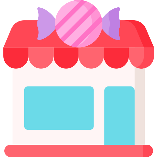 Candy shop Special Flat icon