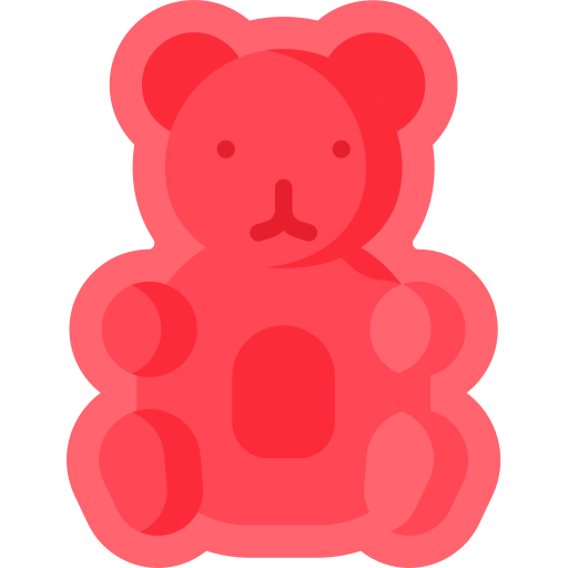 Gummy bear Special Flat icon