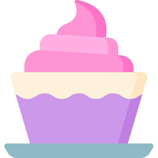 Cup cake Special Flat icono